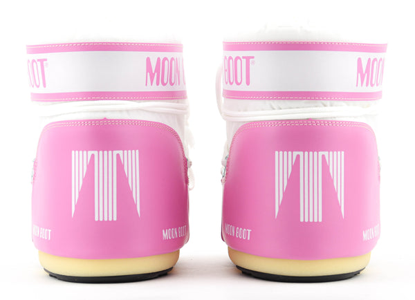 Paul Warmer MOONBOOT ICON LOW NYLON PINK WHITE