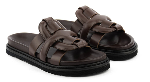 Paul Warmer MOROBE DELUXE SANDAL BROWN