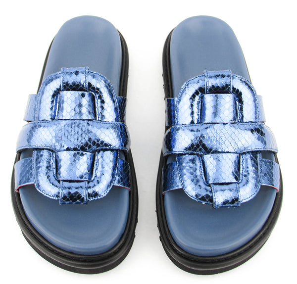 Paul Warmer MOROBE EMILIA 52 BLU JEANS PYTHON