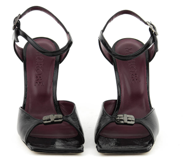 Paul Warmer MOROBE MIMI LOGO 85 SANDAL BLACK