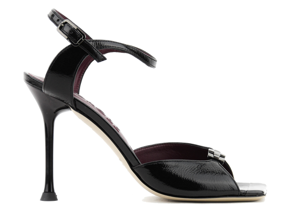 paul warmer MOROBE MIMI LOGO 85 SANDAL BLACK