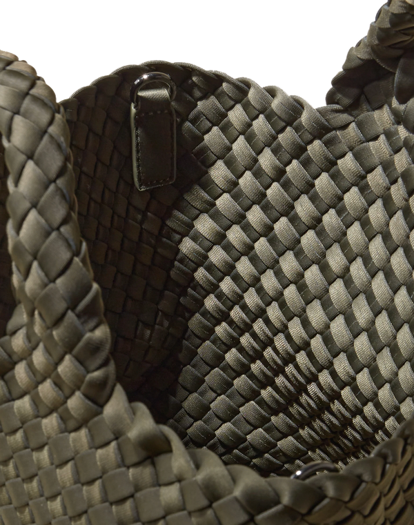 Paul Warmer NAGHEDI ST BARTHS SMALL TOTE OLIVE