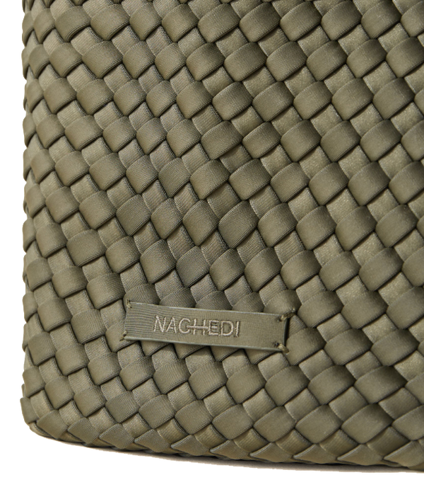 Paul Warmer NAGHEDI ST BARTHS SMALL TOTE OLIVE