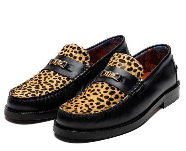 Paul Warmer NAKED WOLFE RIVIERA LOAFER Leopard