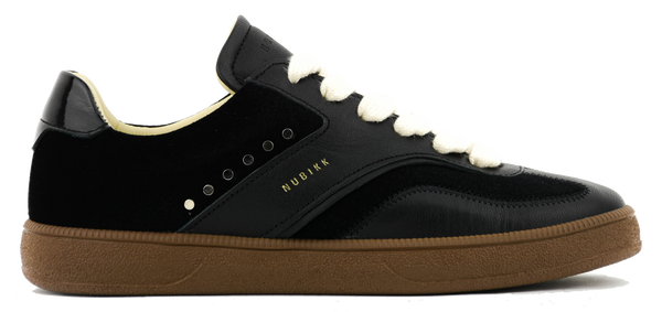 paul warmer NUBIKK RAY OWEN STUDS BLACK SNEAKER
