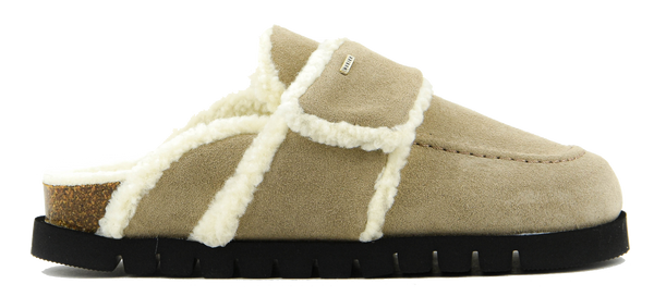 paul warmer NUBIKK TEDDY FUR TAUPE SUEDE