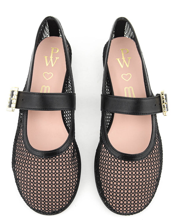 Paul Warmer PAUL WARMER BALLERINA MESH BLACK