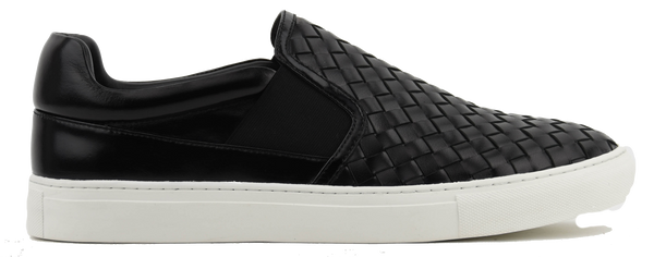 paul warmer PAUL WARMER BRAIDED LOAFER BLACK