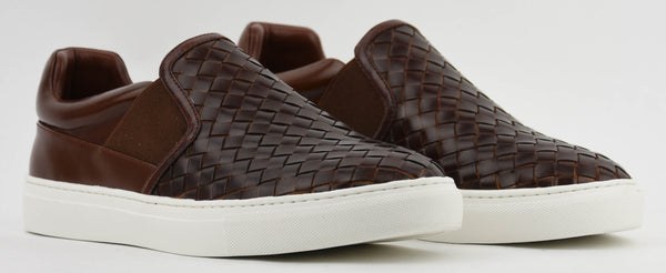 Paul Warmer PAUL WARMER BRAIDED LOAFER BROWN