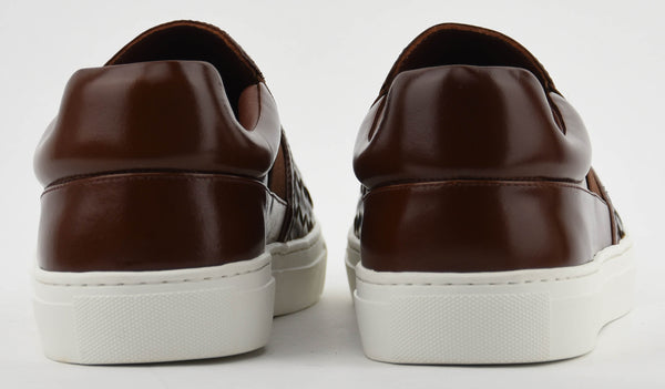 Paul Warmer PAUL WARMER BRAIDED LOAFER BROWN