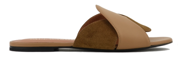 Paul Warmer PAUL WARMER CRISS CROSS SANDAL BEIGE