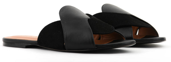 Paul Warmer PAUL WARMER CRISS CROSS SANDAL BLACK