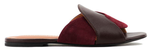 paul warmer PAUL WARMER CRISS CROSS SANDAL BORDO