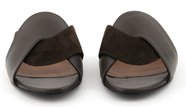 Paul Warmer PAUL WARMER CRISS CROSS SANDAL BROWN