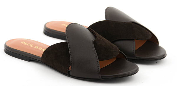 Paul Warmer PAUL WARMER CRISS CROSS SANDAL BROWN