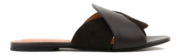 paul warmer PAUL WARMER CRISS CROSS SANDAL BROWN