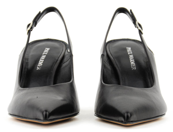 Paul Warmer PAUL WARMER DECADENT SLING PUMP BLACK