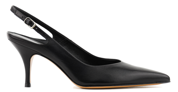Paul Warmer PAUL WARMER DECADENT SLING PUMP BLACK