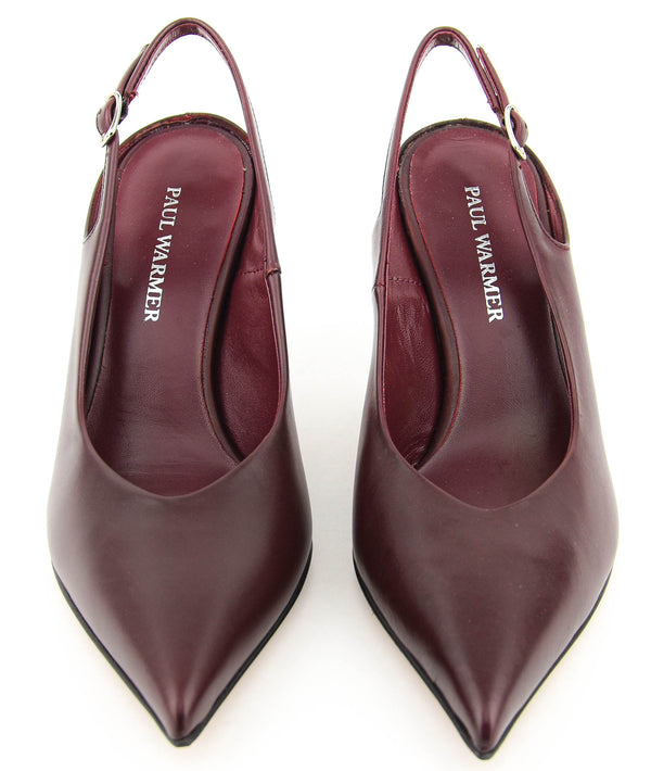 Paul Warmer PAUL WARMER DECADENT SLING PUMP BORDO