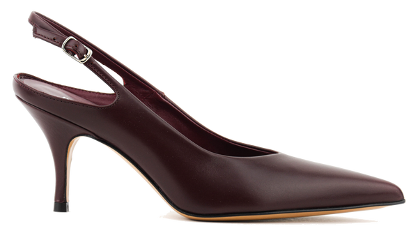 paul warmer PAUL WARMER DECADENT SLING PUMP BORDO