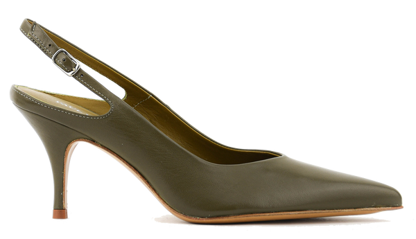 Paul Warmer PAUL WARMER DECADENT SLING PUMP MOSS
