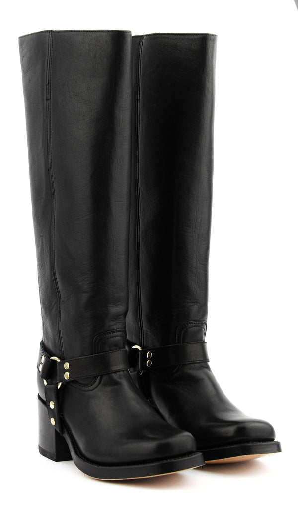 Paul Warmer PAUL WARMER ICONIC BIKER BOOT BLACK