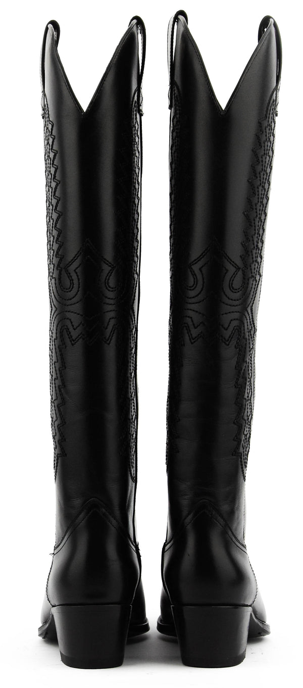 Paul Warmer PAUL WARMER ICONIC WESTERN BOOT BLACK