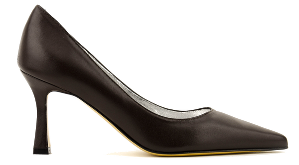 paul warmer PAUL WARMER KATE PUMP DARK BROWN