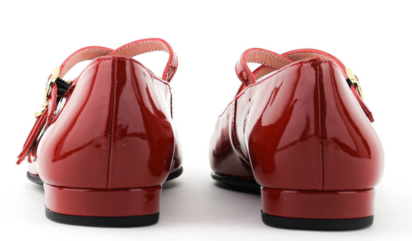 Paul Warmer PAUL WARMER STRAPPY BALLERINA RED