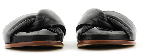 Paul Warmer PAUL WARMER TWISTED NAPPA SANDAL BLACK