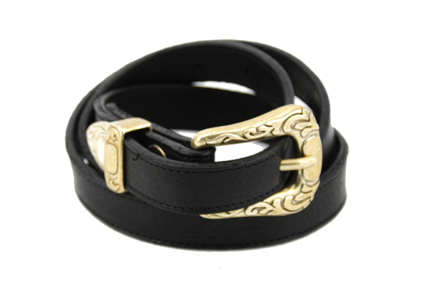 paul warmer PAUL WARMER WESTERN BELT BLACK SILVER