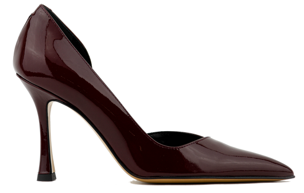 paul warmer PAULWARMER D'ORSAY PUMP BURGUNDY