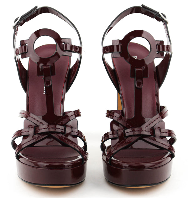 Paul Warmer PAULWARMER PARIS SANDAL BURGUNDY