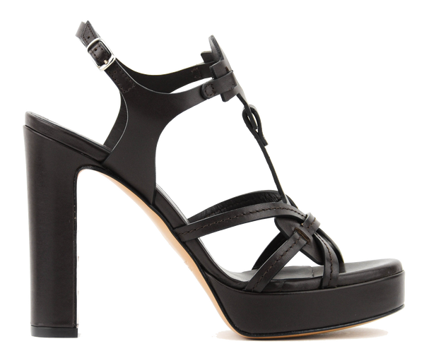 Paul Warmer PAULWARMER PARIS SANDAL DARK BROWN