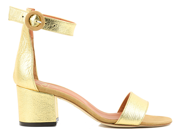 paul warmer PHILOU COMO 50 SANDAL GOLD