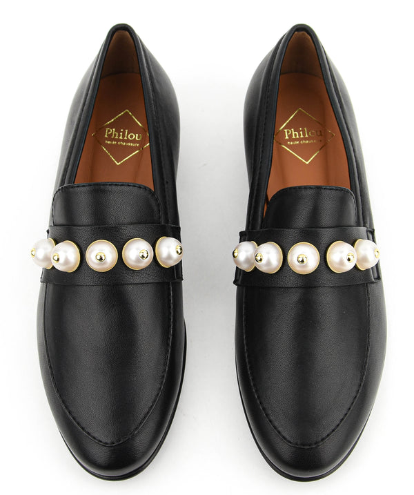 Paul Warmer PHILOU PEARLLOAFER 2.0 BLACK