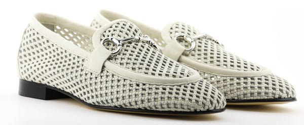 Paul Warmer POEVE MESH LOAFER BIANCO