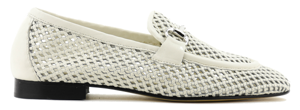 paul warmer POEVE MESH LOAFER BIANCO