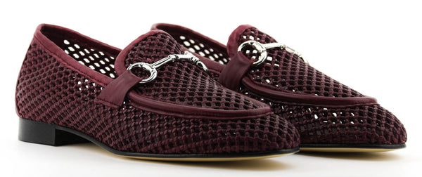 Paul Warmer POEVE MESH LOAFER BORDEAUX