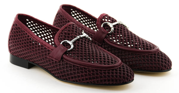Paul Warmer POEVE MESH LOAFER BORDEAUX