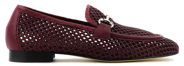 paul warmer POEVE MESH LOAFER BORDEAUX