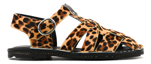 paul warmer PORT MENORCA AQUA SANDAL LEOPARD