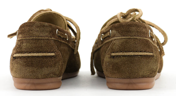 Paul Warmer POSA BOAT LOAFER DARK BROWN SUEDE