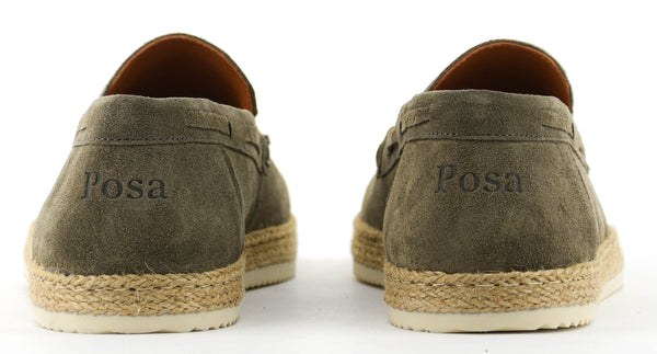 Paul Warmer POSA ESPADRILLE SUEDE DRIZZLE