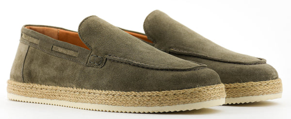Paul Warmer POSA ESPADRILLE SUEDE DRIZZLE