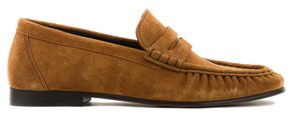 paul warmer POSA PENNY LOAFER WRINKLE COGNAC