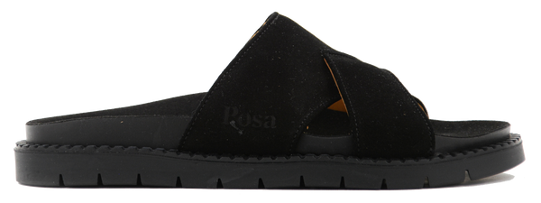 paul warmer POSA SEA SLIDE SUEDE BLACK
