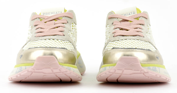 Paul Warmer PREMIATA LAURYN SNAKER YELLOW PINK