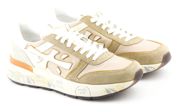 Paul Warmer PREMIATA MICK SNEAKER BEIGE WIT