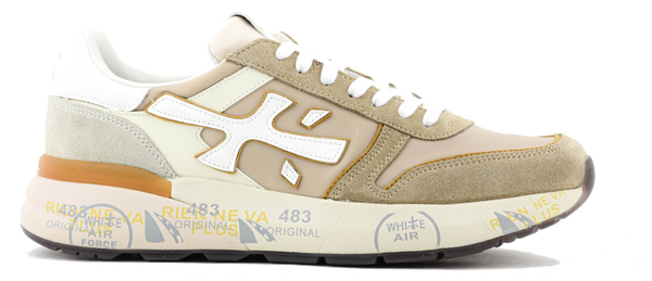 paul warmer PREMIATA MICK SNEAKER BEIGE WIT